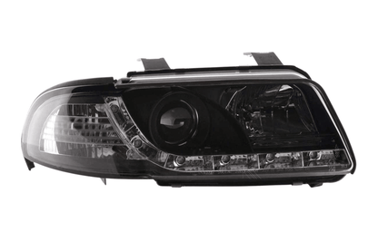 Audi A4 (B5 8D) Black LED Headlights with Daytime Running Lights (1999-2001)