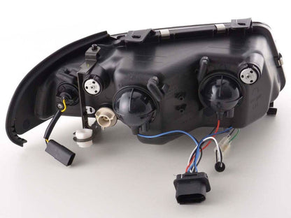 Audi A4 (B5 8D) Black LED Headlights with Daytime Running Lights (1999-2001)