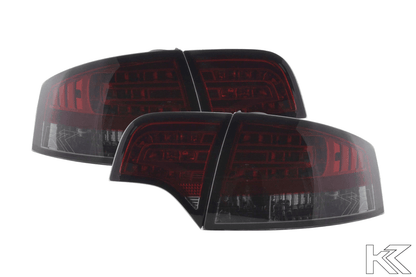 Audi A4 (B7/8E) Sedan Red Smoke LED Taillights Set (2004-2007)