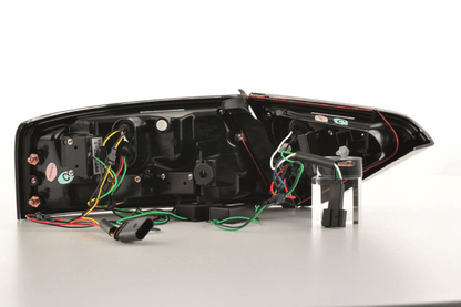 Audi A5 (B8 - 8T) Coupe Chrome Clear LED Bar Taillights (2007-2011)- For Halogen Models