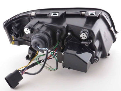 Audi A6 (C5 4B) Chrome LED Headlights with Daytime Running Lights (2001-2004)