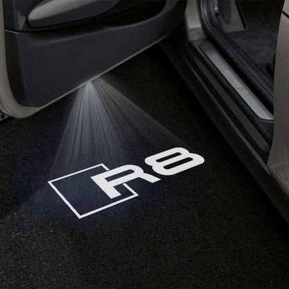 Audi R8 Premium Door Puddle Lights Various Designs 2007-2024