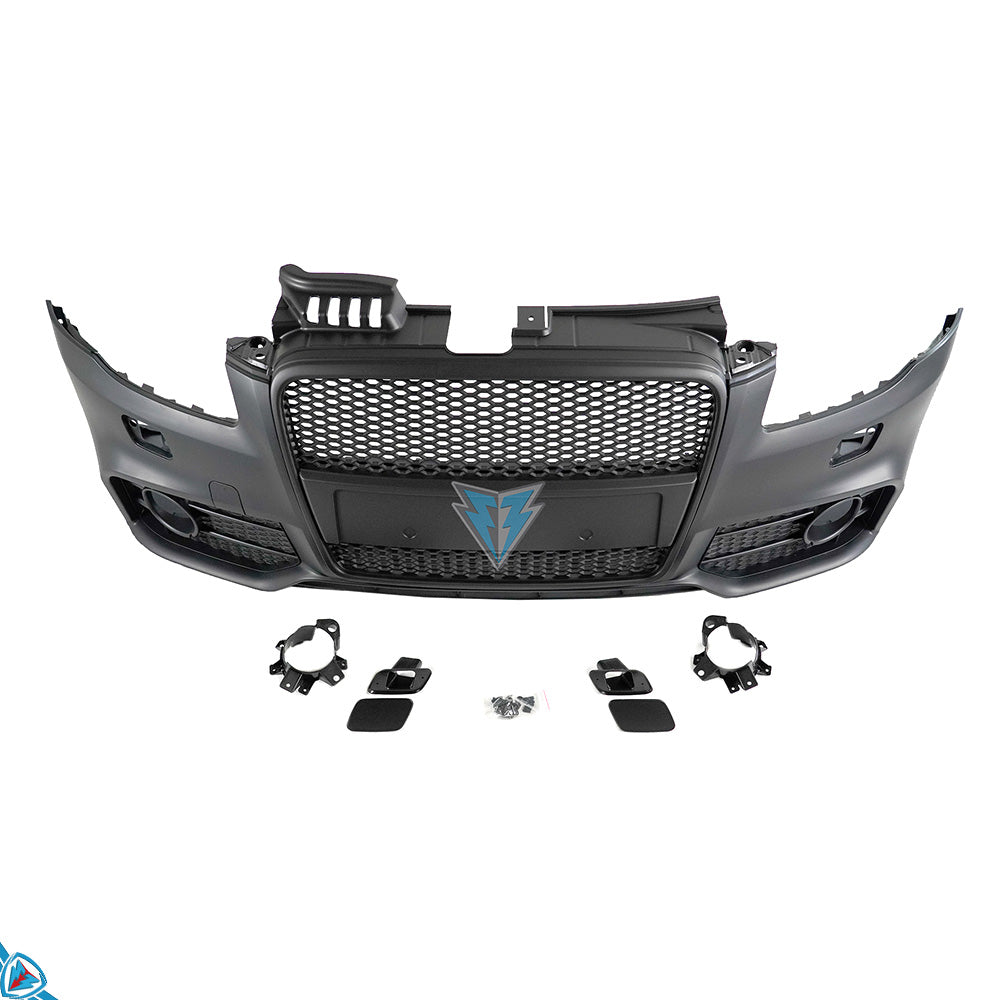 2006-2008 Audi A4 / S4 (B7) RS4 Style Polypropylene Front Bumper Conversion Kit | E3Tuning