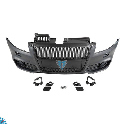 2006-2008 Audi A4 / S4 (B7) RS4 Style Polypropylene Front Bumper Conversion Kit | E3Tuning
