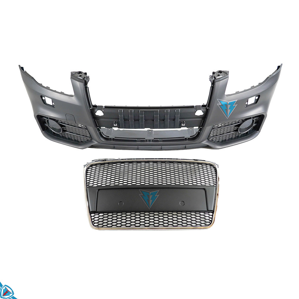 2006-2008 Audi A4 / S4 (B7) RS4 Style Polypropylene Front Bumper Conversion Kit | E3Tuning