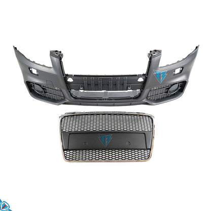2006-2008 Audi A4 / S4 (B7) RS4 Style Polypropylene Front Bumper Conversion Kit | E3Tuning