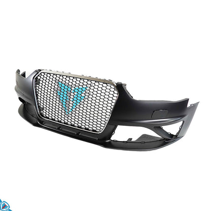 2013-2016 Audi A4 / S4 (B8.5) RS4 Style Polypropylene Front Bumper Conversion Kit | E3Tuning