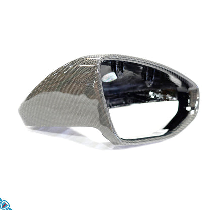 2022+ Audi E-Tron GT / RS E-Tron GT (4J) OEM Style Carbon Fiber Mirror Covers | FYBR Aerodynamics