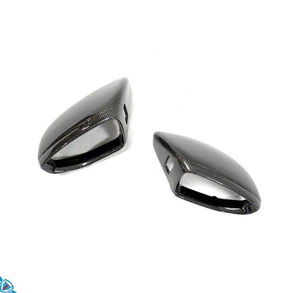 2022+ Audi E-Tron GT / RS E-Tron GT (4J) OEM Style Carbon Fiber Mirror Covers | FYBR Aerodynamics