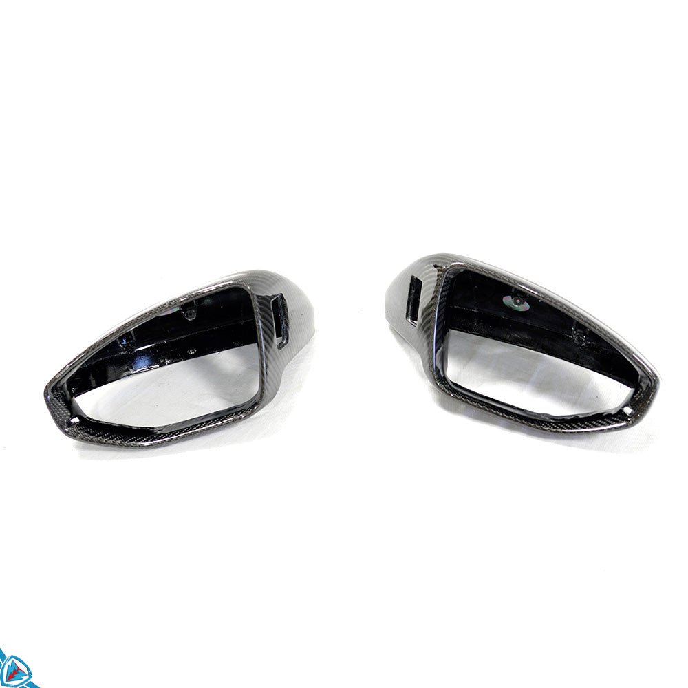 2022+ Audi E-Tron GT / RS E-Tron GT (4J) OEM Style Carbon Fiber Mirror Covers | FYBR Aerodynamics