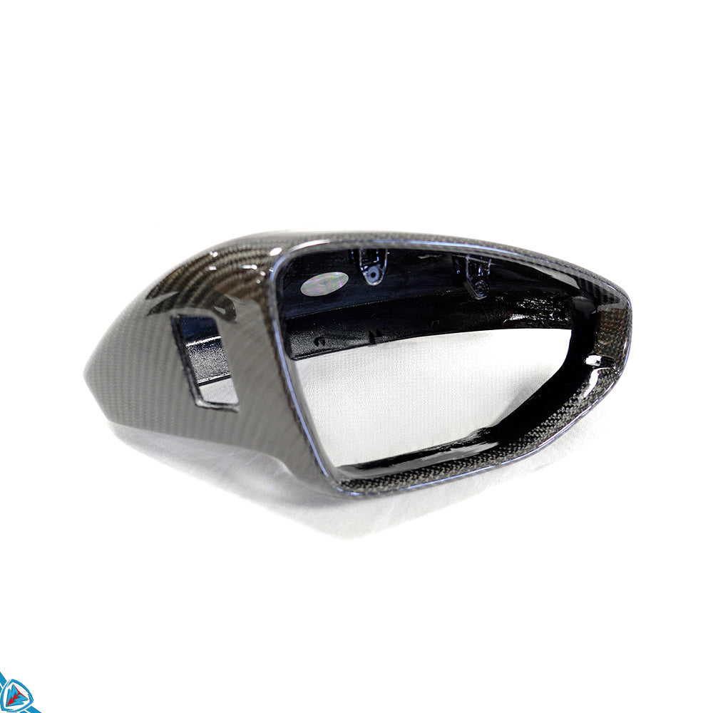 2022+ Audi E-Tron GT / RS E-Tron GT (4J) OEM Style Carbon Fiber Mirror Covers | FYBR Aerodynamics