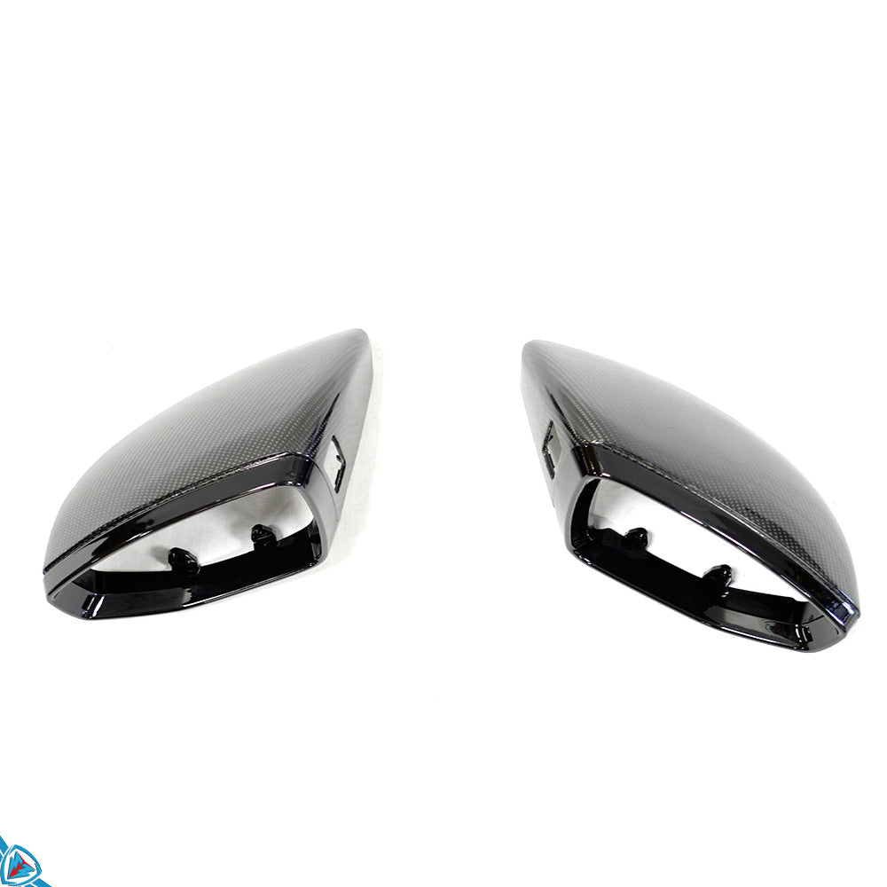 2022+ Audi E-Tron GT / RS E-Tron GT (4J) OEM Style Dry Carbon Fiber Mirror Covers | FYBR Aerodynamics