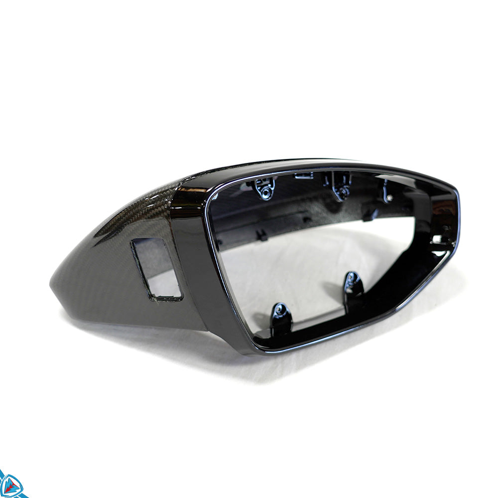 2022+ Audi E-Tron GT / RS E-Tron GT (4J) OEM Style Dry Carbon Fiber Mirror Covers | FYBR Aerodynamics