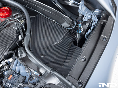 AutoTecknic Dry Carbon Engine Cowl Panel Trim Set - BMW G90/ G99 M5