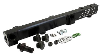 HIGH VOLUME FUEL RAIL-BLACK
