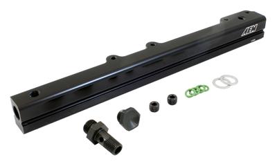 HIGH VOLUME FUEL RAIL-BLACK