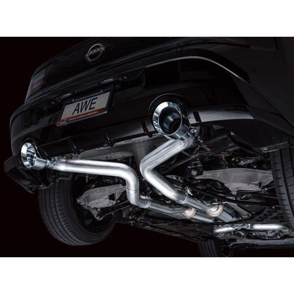 AWE 2023 Nissan Z RZ34 RWD Track Edition Catback Exhaust System w/ Chrome Silver Tips