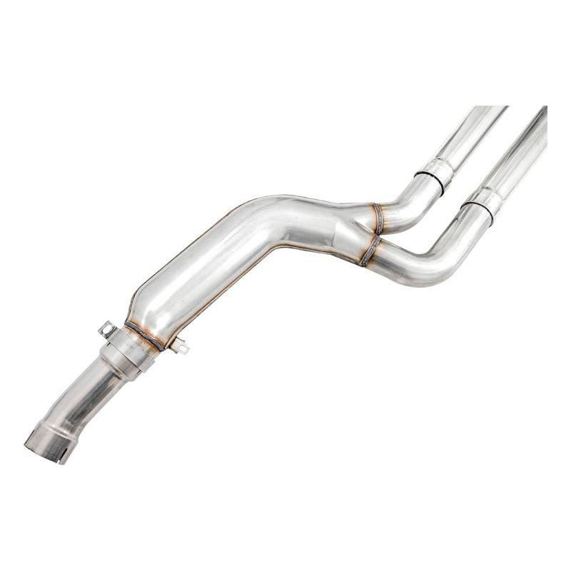 AWE Tuning 2019+ BMW M340i (G20) Track Edition Exhaust - Quad Chrome Silver Tips
