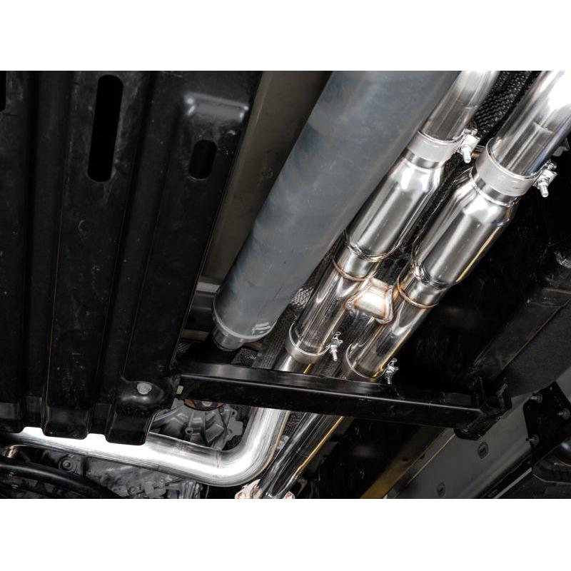 AWE Tuning 2021 RAM 1500 TRX 0FG Cat-Back Exhaust - Diamond Black Tips