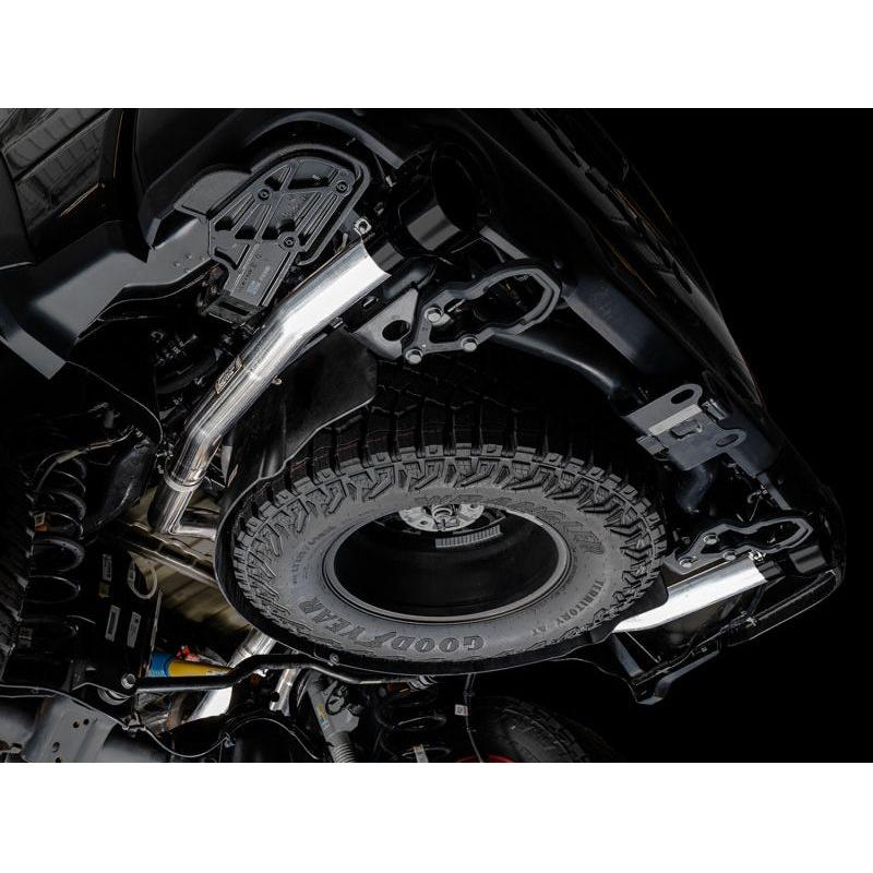 AWE Tuning 2021 RAM 1500 TRX 0FG Cat-Back Exhaust - Diamond Black Tips
