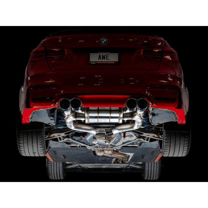 AWE Tuning BMW F8X M3/M4 SwitchPath Catback Exhaust - Chrome Silver Tips