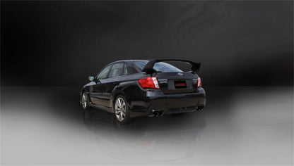 Corsa Performance 11-13 Subaru Impreza Sedan STI 2.5L Turbo Manual Black Sport Cat-Back