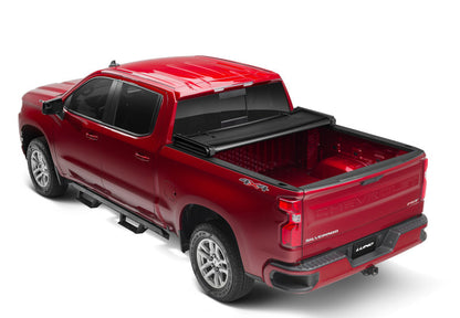 Lund 07-14 Sierra Silverado 2500/3500 (6.5ft. Bed) Genesis Tri-Fold Tonneau Cover - Black