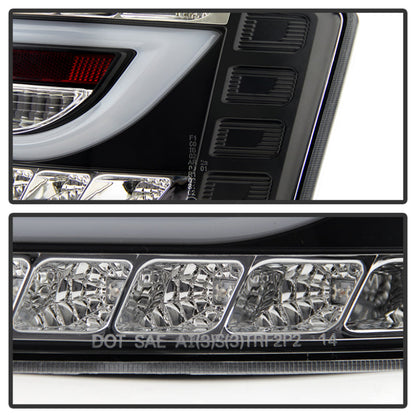 Spyder Audi A6 05-08 4Dr Sedan Only Version 2 Light Bar LED Tail Lights Blk ALT-YD-AA605V2-LBLED-BK 5080769