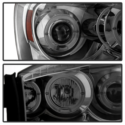 Spyder Dodge Ram 1500 06-08/Ram 2500 06-09 Projector Headlights LED Halo LED Smke PRO-YD-DR06-HL-SM 5010025