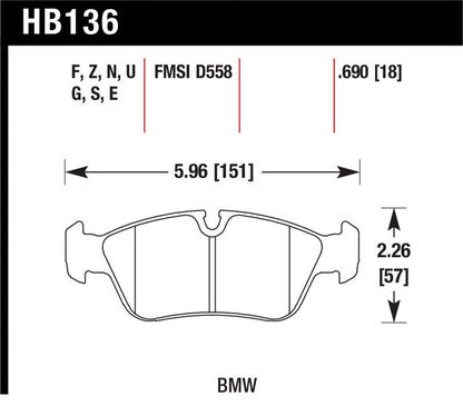Hawk HPS Street Brake Pads