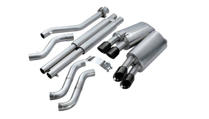 Corsa Sport Cat-Back Exhaust w/ Twin 3.5in Black Tips 96-96 Chevrolet Corvette C4 5.7L V8 LT4 14118BLK