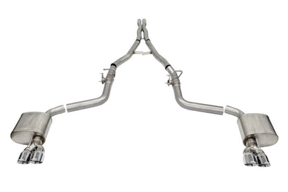 Corsa 15-21 Challenger SRT/Hellcat/Demon/Redeye 2.75in Valved CB DR Exit w/ Twin 3.5in Pol Pro Tips 21070