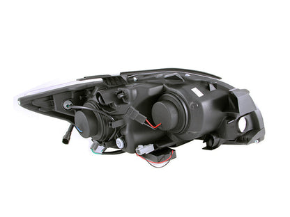 Anzo 2005-2010 Scion Tc Projector Headlights w/ Halo Black (CCFL)