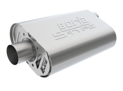 Borla Big Block Chevrolet 396/402/427 2.5in Offset Inlet / 2.5in Center Outlet Crate Muffler 400851