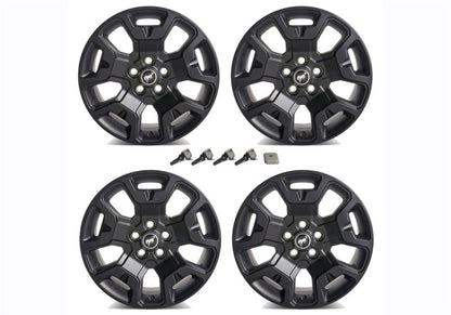 Ford Racing 2021+ Bronco Sport 17in Low Gloss Black Wheel Kit M-1007K-S17BSB