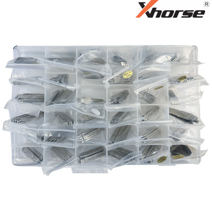 Flip Key Blade Kit For XHORSE KEYDIY - 35 Scaled Blank Key Blades Set (175 pcs)