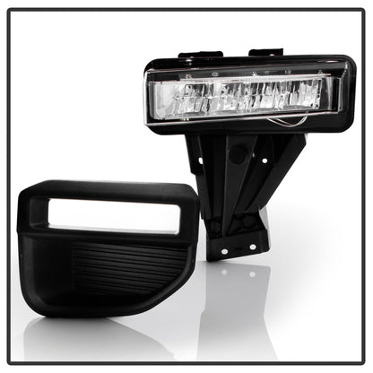 SPYDER 20-22 Ford F250/F350 Super Duty OEM Full LED Fog Lights W/ Switch - Clear 9051135