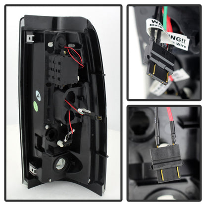 Spyder Chevy Silverado 1500 03-06 (Not Fit Stepside)LED Tail Lights Blk Smke ALT-YD-CS03-LED-BSM 5078025