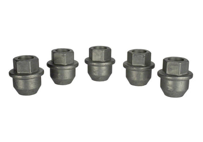 Ford Racing 05-14 Mustang 1/2in -20 Thread Cone Seat Open Lug Nut Kit (5 Lug Nuts) M-1012-H