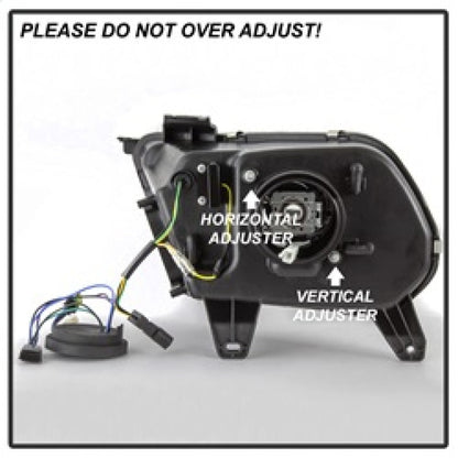 Spyder Ford Mustang 10-13 Projector Headlights - HID Model Only - Black PRO-YD-FM2010V2-HID-BK 5084569