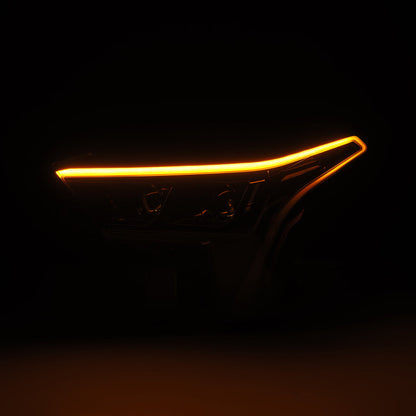 AlphaRex 22-23 Toyota Tundra LUXX-Series Headlights Alpha-Blk w/White DRL - Req 810029 OR 810030 880863 *Discontinued