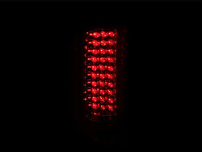 Anzo 2007-2013 Chevrolet Silverado 1500 LED Taillights Red/Clear
