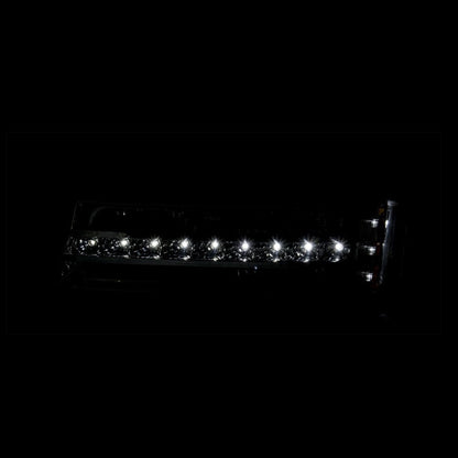 Anzo 2003-2006 Chevrolet Silverado 1500 LED Parking Lights Black w/ Amber R