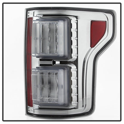 Spyder 18-19 Ford F-150 (W/O Blind Spot Sensor) LED Tail Lights - Chrome (ALT-YD-FF15018-LED-C) 5085658