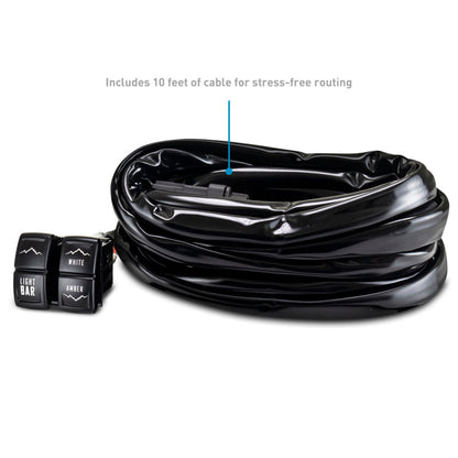 Borne Off-Road Light Bar Wire Harness For 10-20in Bar BNLT-HAR-1020