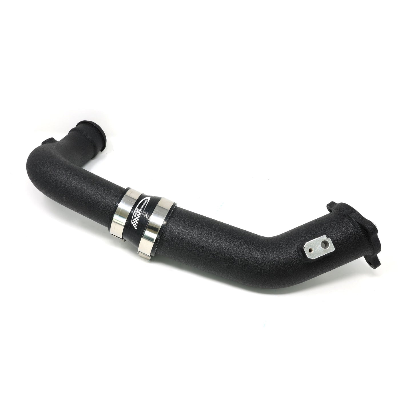 BMS B46 B48 charge pipe BMW aluminum upgrade front view