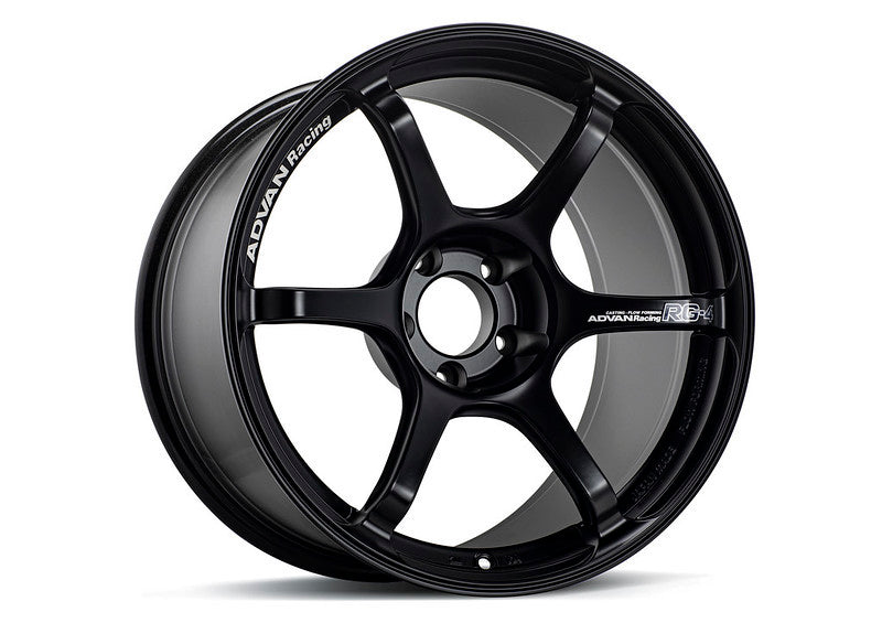 Advan RG-4 18x10.5 +32 5-112 Semi Gloss Black Wheel YA48L32MSB