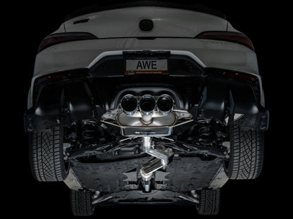 AWE Tuning 2024 Acura Integra Type S DE5 FWD Touring Edition Exhaust w/ Triple Chrome Silver Tips 3015-52335