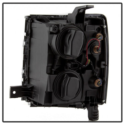 SPYDER xTune 14-15 Chevy Silverado 1500 (New Body) OEM Style Headlights w/Trim - Blk (HD-JH-CS14-CC-BK) 9042447