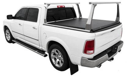 Access ADARAC Al Uprights 24in Vert Pro Kit (2 Uprights w/1 66in Cross Bar) Matte Black Truck Rack 4005597